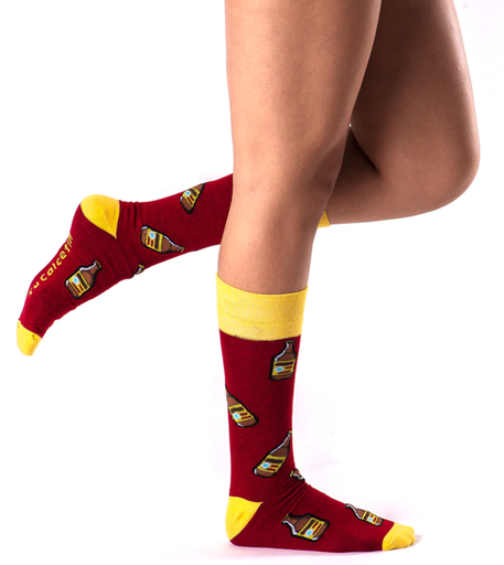 Calcetin Cerveza Roja