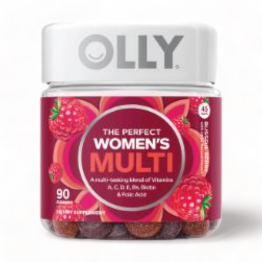 Olly Perfect Women's Multi Gummies, Blissful Berry, 90 tabletas