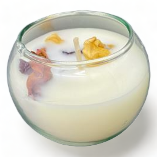 vela aromatica pecera chica (vainilla, maderas, rosas)