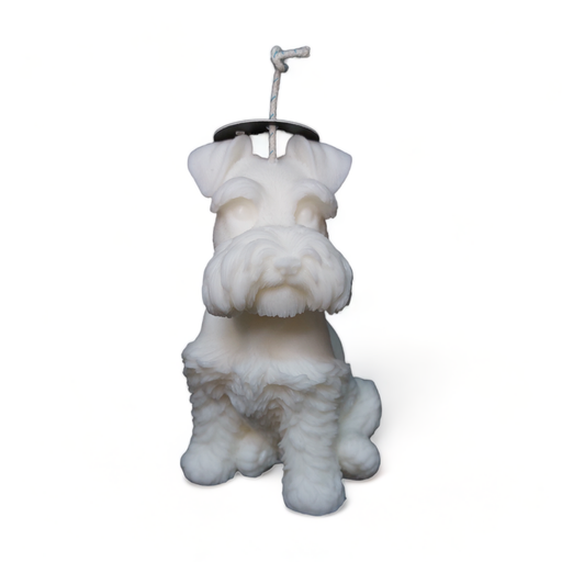 Vela Figura Perro Schnauzer