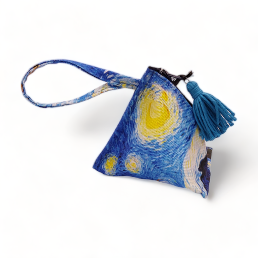 Monedero triangular La noche estrellada