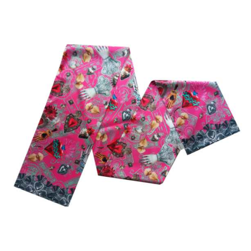 Foulard Milagritos rosa